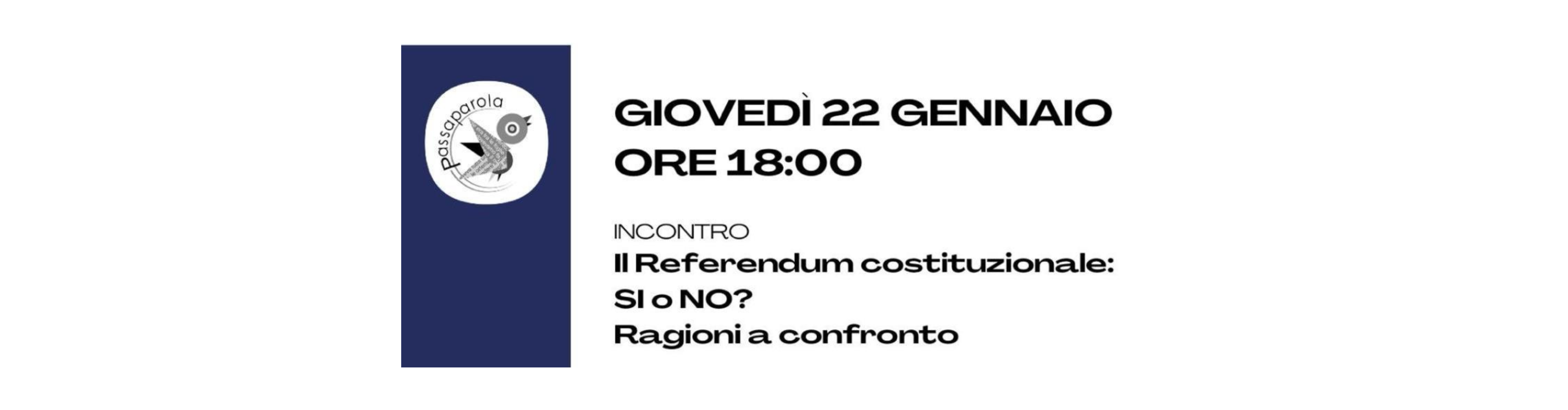 Il referendum costituzionale: SI O NO? Ragioni a confronto